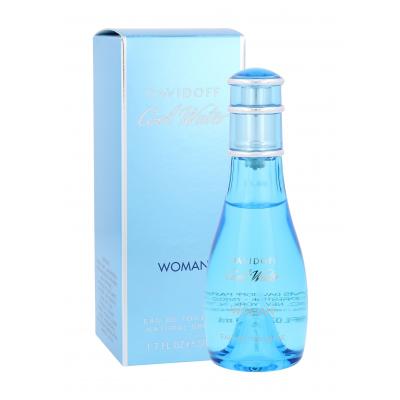 Davidoff Cool Water Woman Toaletní voda pro ženy 50 ml poškozená krabička