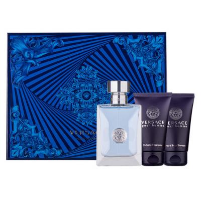 Versace Pour Homme Dárková kazeta toaletní voda 50ml + sprchový gel 50 ml + šampon 50 ml