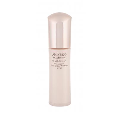 Shiseido Benefiance Wrinkle Resist 24 Day Emulsion SPF15 Pleťový gel pro ženy 75 ml
