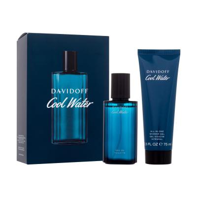 Davidoff Cool Water Dárková kazeta toaletní voda 40 ml + sprchový gel 75 ml