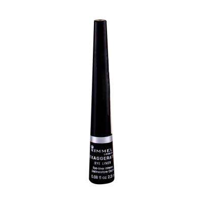 Rimmel London Exaggerate Oční linka pro ženy 2,5 ml Odstín 001 Black