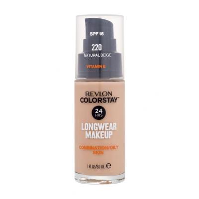 Revlon Colorstay Combination Oily Skin SPF15 Make-up pro ženy 30 ml Odstín 220 Natural Beige