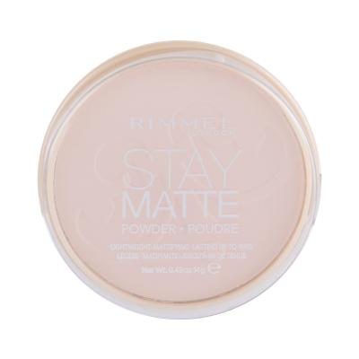 Rimmel London Stay Matte Pudr pro ženy 14 g Odstín 002 Pink Blossom