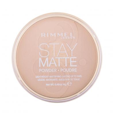 Rimmel London Stay Matte Pudr pro ženy 14 g Odstín 007 Mohair