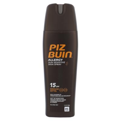 PIZ BUIN Allergy Sun Sensitive Skin Spray SPF15 Opalovací přípravek na tělo 200 ml