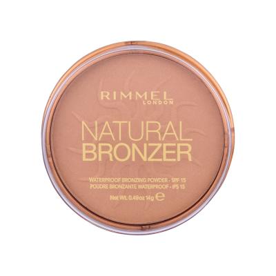 Rimmel London Natural Bronzer SPF15 Bronzer pro ženy 14 g Odstín 021 Sun Light