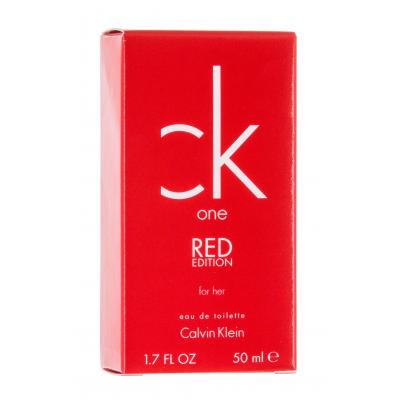 Calvin Klein CK One Red Edition For Her Toaletní voda pro ženy 50 ml