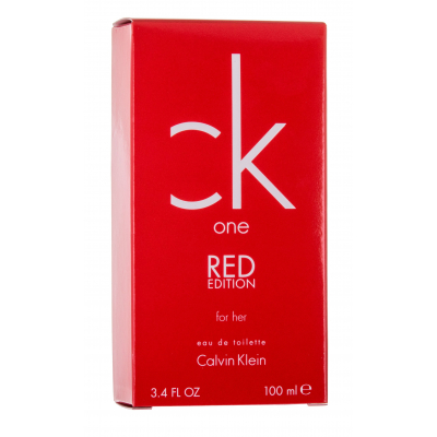 Calvin Klein CK One Red Edition For Her Toaletní voda pro ženy 100 ml