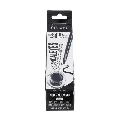 Rimmel London Scandaleyes Oční linka pro ženy 2,4 g Odstín 001 Black