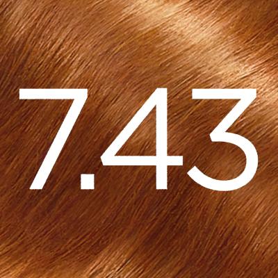 L&#039;Oréal Paris Excellence Creme Triple Protection Barva na vlasy pro ženy 48 ml Odstín 7,43 Dark Copper Gold Blonde