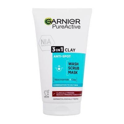 Garnier Pure Active 3in1 Clay Čisticí krém 150 ml