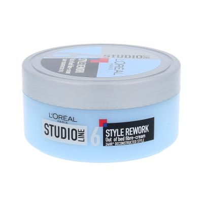 L'Oréal Paris Studio Line Style Rework Out Of Bed Fibre Cream Gel na vlasy pro ženy 150 ml