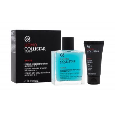 Collistar Uomo Hydro-Gel After-Shave Dárková kazeta gel po holení Hydro-Gel After-Shave 100 ml + sprchový gel Toning Shower Gel 30 ml