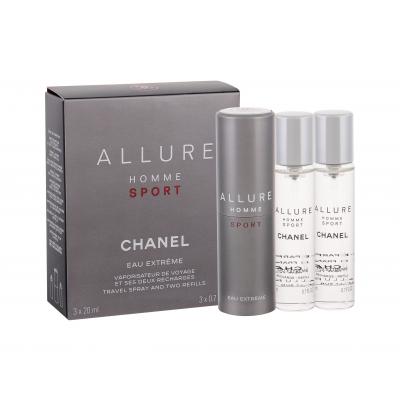 Chanel Allure Homme Sport Eau Extreme Toaletní voda pro muže Twist and Spray 3x20 ml