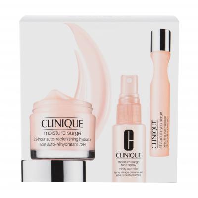 Clinique Moisture Surge Dárková kazeta gelový krém Moisture Surge 75 ml + hydratační voda Moisture Surge Face Spray 30 ml + oční séruml About Eyes Serum 15 ml