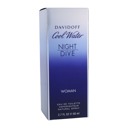 Davidoff Cool Water Night Dive Woman Toaletní voda pro ženy 80 ml