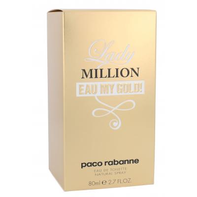 Paco Rabanne Lady Million Eau My Gold! Toaletní voda pro ženy 80 ml poškozená krabička