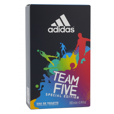 Adidas Team Five Toaletní voda pro muže 100 ml poškozená krabička