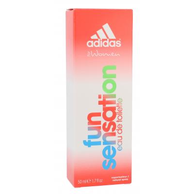 Adidas Fun Sensation For Women Toaletní voda pro ženy 50 ml poškozená krabička