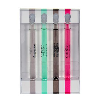 Cartier Mini Set 1 Dárková kazeta edt Eau de Cartier 4 ml + edt Eau de Cartier Concentree 4 ml + edt Eau de Cartier Essence de Bois 4 ml + edt Eau de Cartier Goutte de Rose 4 ml