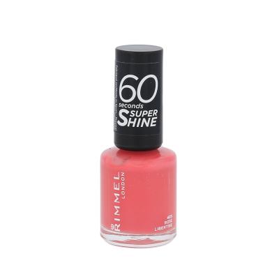 Rimmel London 60 Seconds Super Shine Lak na nehty pro ženy 8 ml Odstín 405 Rose Libertine