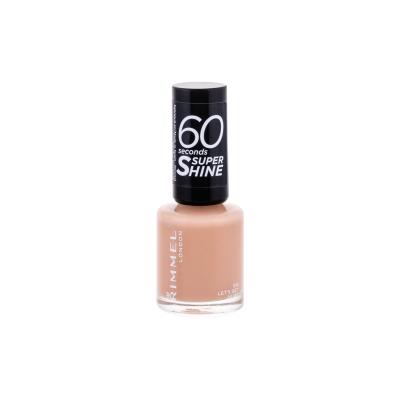 Rimmel London 60 Seconds Super Shine Lak na nehty pro ženy 8 ml Odstín 513 Let´s Get Nude