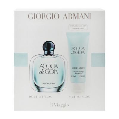 Giorgio Armani Acqua di Gioia Dárková kazeta parfémovaná voda 100 ml + tělové mléko 75 ml poškozená krabička