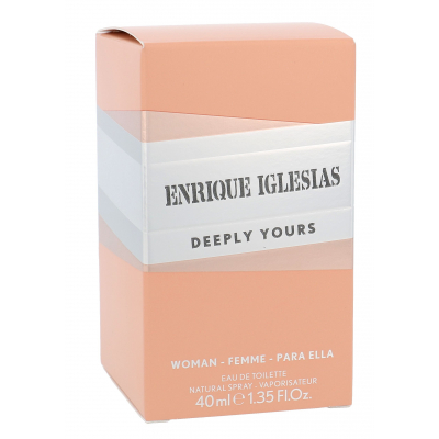 Enrique Iglesias Deeply Yours Woman Toaletní voda pro ženy 40 ml