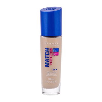 Rimmel London Match Perfection SPF20 Make-up pro ženy 30 ml Odstín 100 Ivory