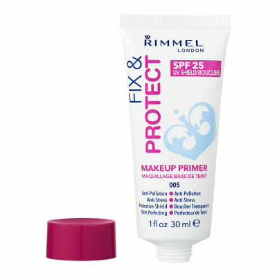 Rimmel London Fix &amp; Protect Makeup Primer SPF25 Báze pod make-up pro ženy 30 ml Odstín 005