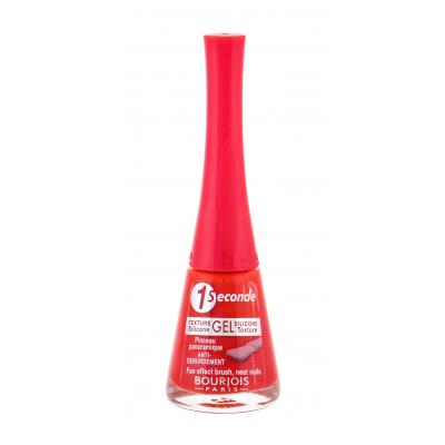 BOURJOIS Paris 1 Second Lak na nehty pro ženy 9 ml Odstín 10 Rouge Poppy