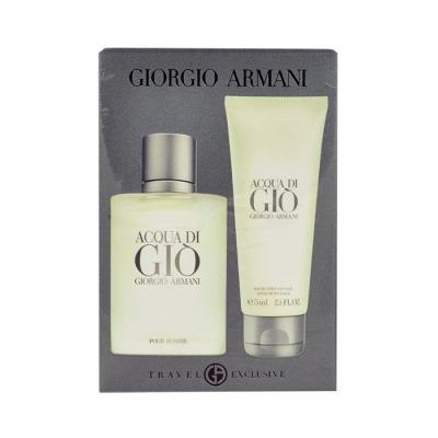 Giorgio Armani Acqua di Giò Pour Homme Dárková kazeta toaletní voda 50 ml + balzám po holení 75 ml poškozená krabička