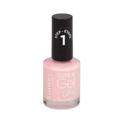 Rimmel London Super Gel By Kate STEP1 Lak na nehty pro ženy 12 ml Odstín 021 New Romantic