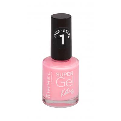 Rimmel London Super Gel STEP1 Lak na nehty pro ženy 12 ml Odstín 022 Angel Wing