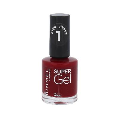 Rimmel London Super Gel STEP1 Lak na nehty pro ženy 12 ml Odstín 043 Venus