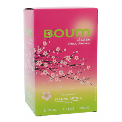Jeanne Arthes Boum Green Tea Cherry Blossom Parfémovaná voda pro ženy 100 ml