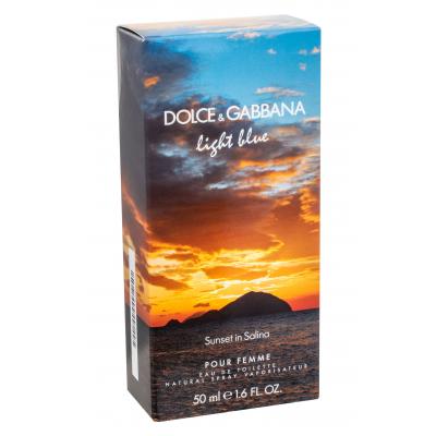 Dolce&amp;Gabbana Light Blue Sunset in Salina Toaletní voda pro ženy 50 ml poškozená krabička