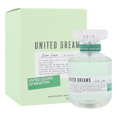 Benetton United Dreams Live Free Toaletní voda pro ženy 80 ml