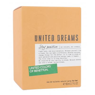 Benetton United Dreams Stay Positive Toaletní voda pro ženy 80 ml