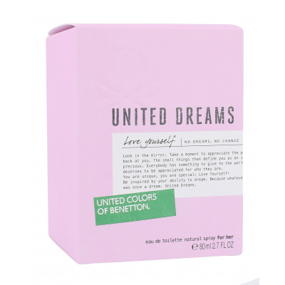 Benetton United Dreams Love Yourself Toaletní voda pro ženy 80 ml