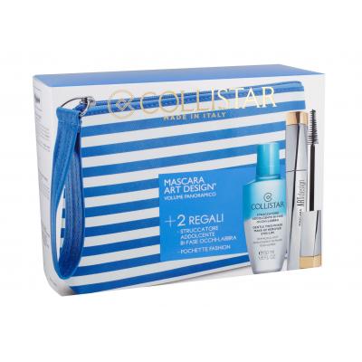 Collistar Art Design Dárková kazeta řasenka 12 ml + odličovací přípravek Gentle Two Phase 50 ml + kosmetická taška