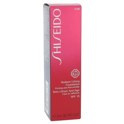 Shiseido Radiant Lifting Foundation SPF15 Make-up pro ženy 30 ml Odstín O00 Very Light Ochre