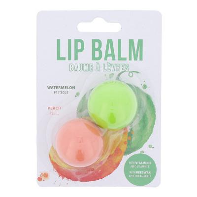 2K Lip Balm Watermelon & Peach Dárková kazeta balzám na rty 2,8 g Watermelon + balzám na rty 2,8 g Peach