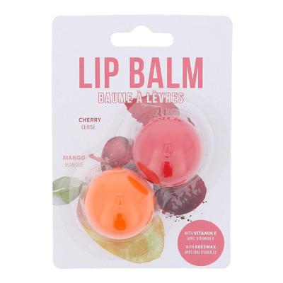 2K Lip Balm Dárková kazeta balzám na rty 2,8 g + balzám na rty 2,8 g Mango
