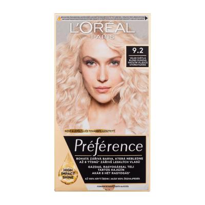 L'Oréal Paris Préférence Barva na vlasy pro ženy 60 ml Odstín 9.2