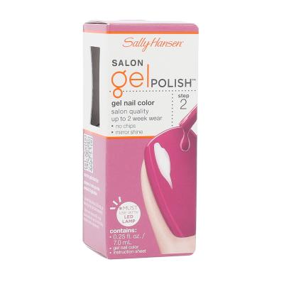 Sally Hansen Salon Gel Polish Gel Nail Color Lak na nehty pro ženy 7 ml Odstín 245 Cherry, Cherry Bang, Bang!