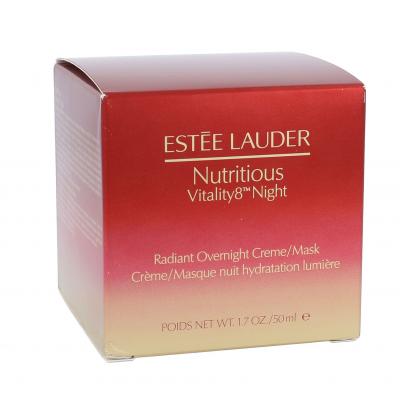 Estée Lauder Nutritious Vitality8 Night Radiant Overnight Creme/Mask Noční pleťový krém pro ženy 50 ml