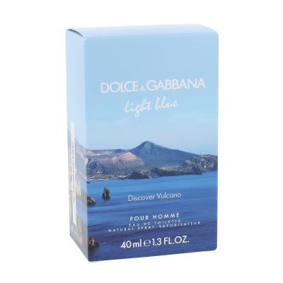 Dolce&amp;Gabbana Light Blue Discover Vulcano Pour Homme Toaletní voda pro muže 40 ml poškozená krabička