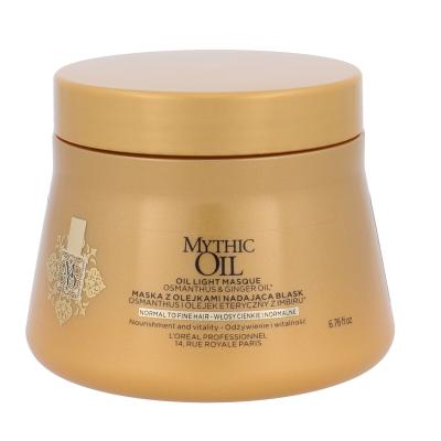 L'Oréal Professionnel Mythic Oil Normal to Fine Hair Masque Maska na vlasy pro ženy 200 ml