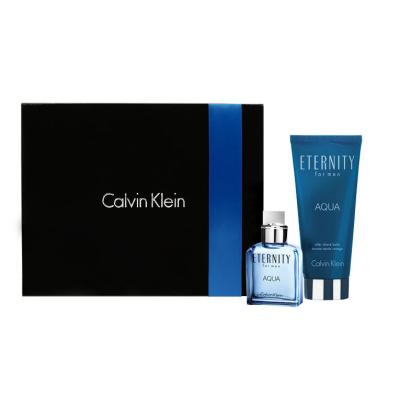 Calvin Klein Eternity Aqua For Men Dárková kazeta toaletní voda 50 ml + sprchový gel 100 ml